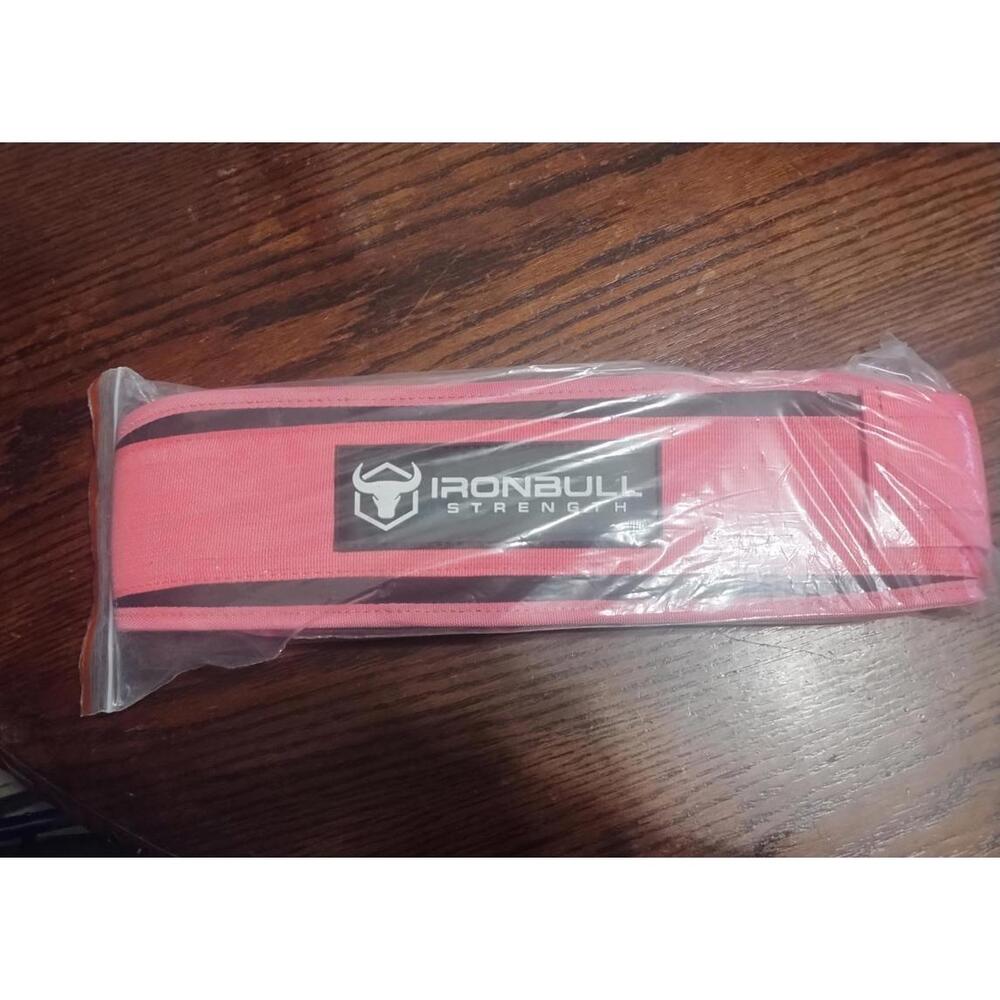 Iron Bull strength‎ training women's pink belt XXL
